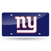 Rico New York Giants Colored Laser Cut Auto Tag Lzc1401