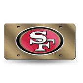 Rico San Francisco 49Ers Colored Laser Cut Auto Tag Lzc1901