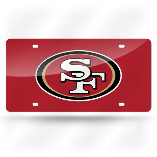 Rico San Francisco 49Ers Colored Laser Cut Auto Tag Lzc1902