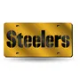 Rico Pittsburgh Steelers Colored Laser Cut Auto Tag Lzc2301