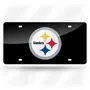 Rico Pittsburgh Steelers Colored Laser Cut Auto Tag Lzc2302