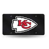 Rico Kansas City Chiefs Colored Laser Cut Auto Tag Lzc2704