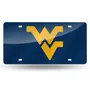 Rico West Virginia Mountaineers Colored Laser Cut Auto Tag Lzc280102