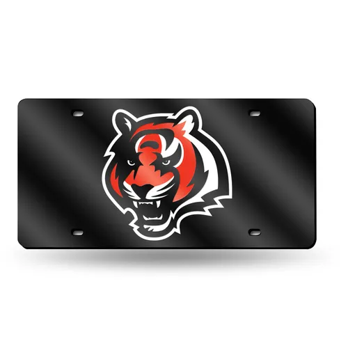 Rico Cincinnati Bengals Colored Laser Cut Auto Tag Lzc3201