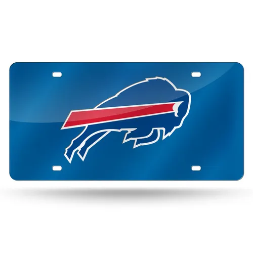 Rico Buffalo Bills Colored Laser Cut Auto Tag Lzc3501