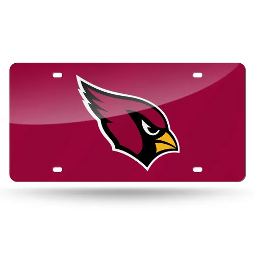 Rico Arizona Cardinals Colored Laser Cut Auto Tag Lzc3601