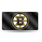 Rico Boston Bruins Colored Laser Cut Auto Tag Lzc7301