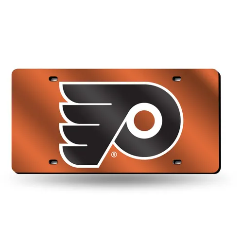 Rico Philadelphia Flyers Colored Laser Cut Auto Tag Lzc7403