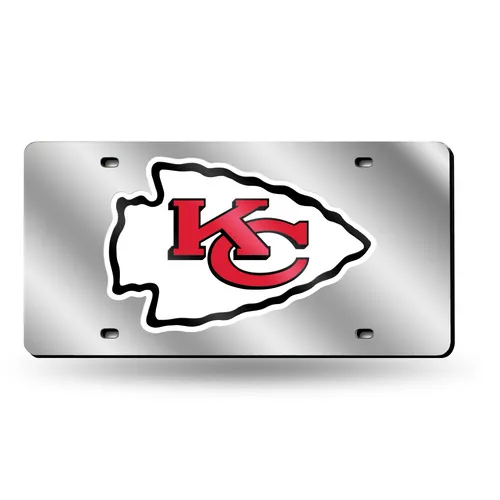 Rico Kansas City Chiefs Silver Laser Cut Tag Lzs2701