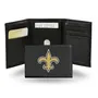 Rico New Orleans Saints Embroidered Tri-Fold Wallet Rtr1301