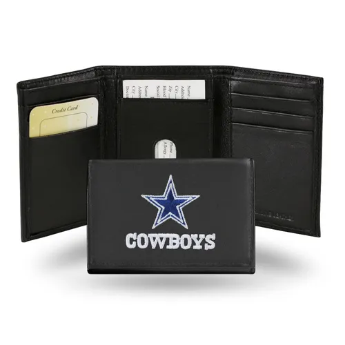 Rico Dallas Cowboys Embroidered Tri-Fold Wallet Rtr1801