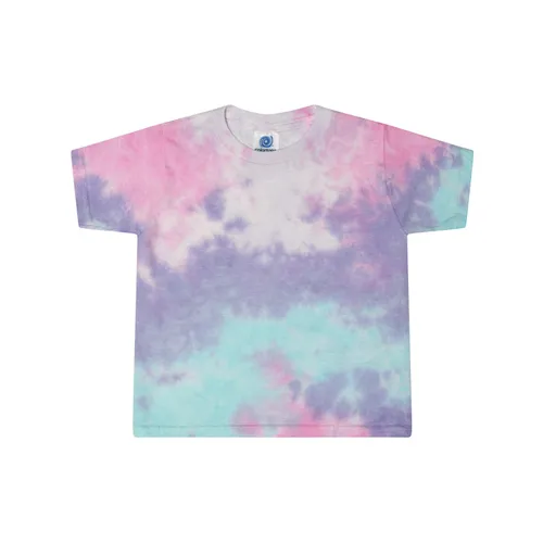 Tie-Dye Ladies' Cropped T-Shirt 1050CD. Printing is available for this item.