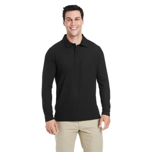 Core 365 Men's Fusion Chromasoft Long-Sleeve Pique Polo CE112L. Printing is available for this item.