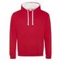 Just Hoods By Awdis Adult 80/20 Midweight Varsity Contrast Hooded Sweatshirt JHA003