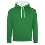 Just Hoods By Awdis Adult 80/20 Midweight Varsity Contrast Hooded Sweatshirt JHA003