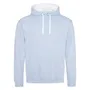 Just Hoods By Awdis Adult 80/20 Midweight Varsity Contrast Hooded Sweatshirt JHA003