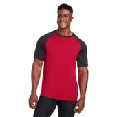 Team 365 Unisex Zone Colorblock Raglan T-Shirt TT62