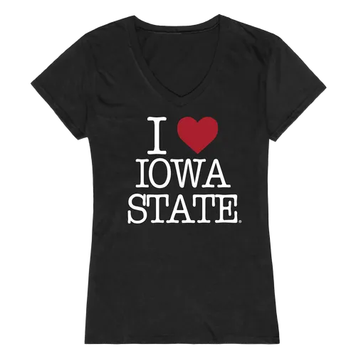 W Republic I Love Women Tee 550 Iowa State Cyclones 550-125
