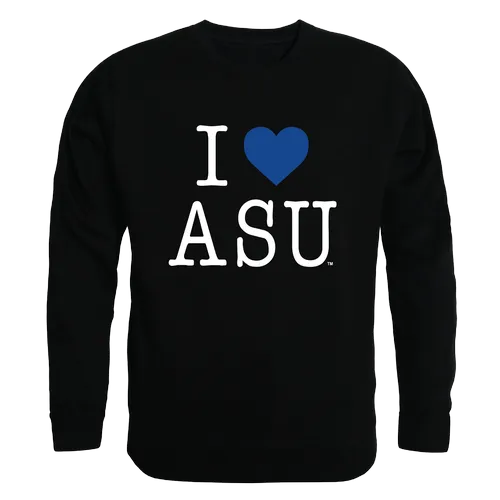 W Republic I Love Crewneck 552 Albany State Golden Rams 552-260