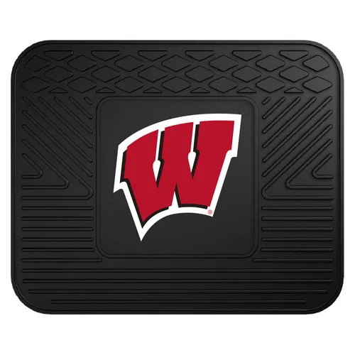 Fan Mats Wisconsin Badgers Back Seat Car Utility Mat - 14In. X 17In.