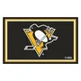 Fan Mats Pittsburgh Penguins 4Ft. X 6Ft. Plush Area Rug