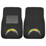 Fan Mats Los Angeles Chargers Embroidered Car Mat Set - 2 Pieces