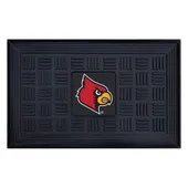 Fan Mats Louisville Cardinals Heavy Duty Vinyl Medallion Door Mat - 19.5In. X 31In.