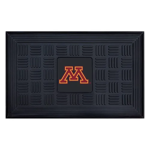 Fan Mats Minnesota Golden Gophers Heavy Duty Vinyl Medallion Door Mat - 19.5In. X 31In.