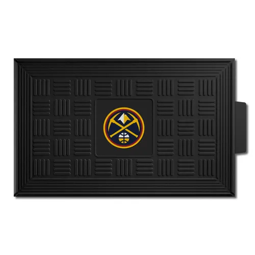 Fan Mats Denver Nuggets Heavy Duty Vinyl Medallion Door Mat - 19.5In. X 31In.