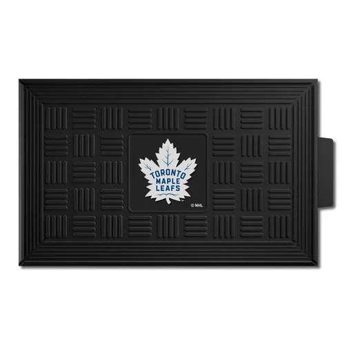 Fan Mats Toronto Maple Leafs Heavy Duty Vinyl Medallion Door Mat - 19.5In. X 31In.