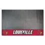 Fan Mats Louisville Cardinals Vinyl Grill Mat - 26In. X 42In.