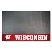 Fan Mats Wisconsin Badgers Vinyl Grill Mat - 26In. X 42In.