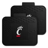 Fan Mats Cincinnati Bearcats Back Seat Car Utility Mats - 2 Piece Set