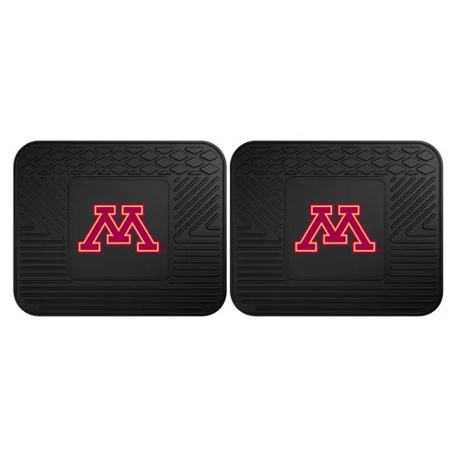 Fan Mats Minnesota Golden Gophers Back Seat Car Utility Mats - 2 Piece Set