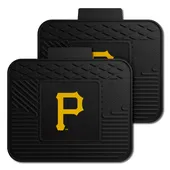 Fan Mats Pittsburgh Pirates Back Seat Car Utility Mats - 2 Piece Set