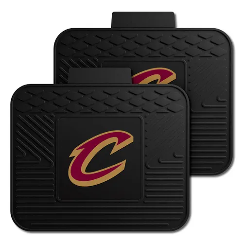 Fan Mats Cleveland Cavaliers Back Seat Car Utility Mats - 2 Piece Set