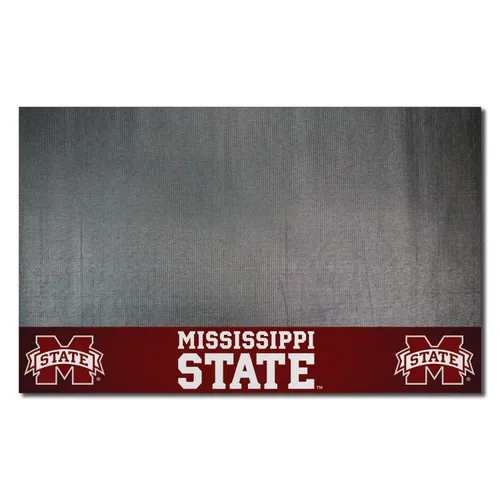 Fan Mats Mississippi State Bulldogs Vinyl Grill Mat - 26In. X 42In.