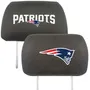 Fan Mats New England Patriots Embroidered Head Rest Cover Set - 2 Pieces