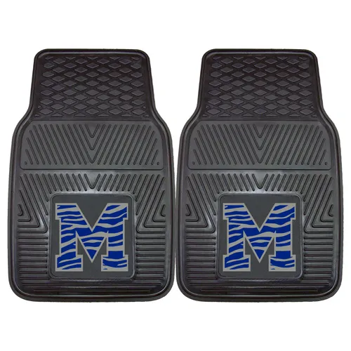 Fan Mats Memphis Tigers Heavy Duty Car Mat Set - 2 Pieces