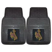 Fan Mats Wyoming Cowboys Heavy Duty Car Mat Set - 2 Pieces