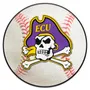 Fan Mats East Carolina Pirates Baseball Rug - 27In. Diameter