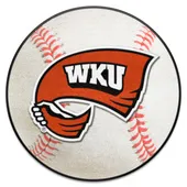 Fan Mats Western Kentucky Hilltoppers Baseball Rug - 27In. Diameter