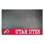 Fan Mats Utah Utes Vinyl Grill Mat - 26In. X 42In.