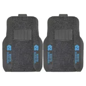 Fan Mats North Carolina Tar Heels 2 Piece Deluxe Car Mat Set