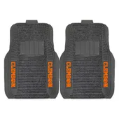 Fan Mats Clemson Tigers 2 Piece Deluxe Car Mat Set