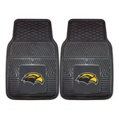 Fan Mats Southern Miss Golden Eagles Heavy Duty Car Mat Set - 2 Pieces