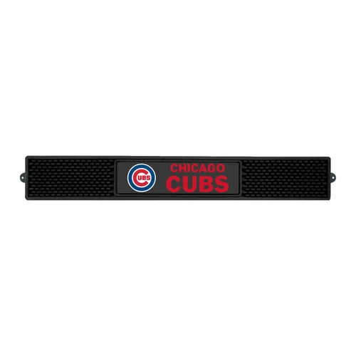 Fan Mats Chicago Cubs Bar Drink Mat - 3.25In. X 24In.