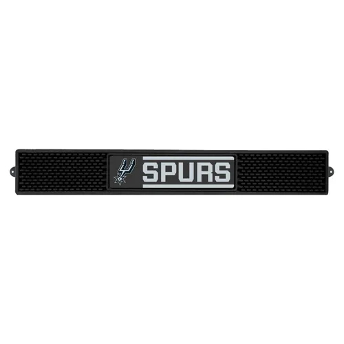 Fan Mats San Antonio Spurs Bar Drink Mat - 3.25In. X 24In.