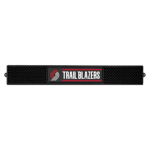 Fan Mats Portland Trail Blazers Bar Drink Mat - 3.25In. X 24In.