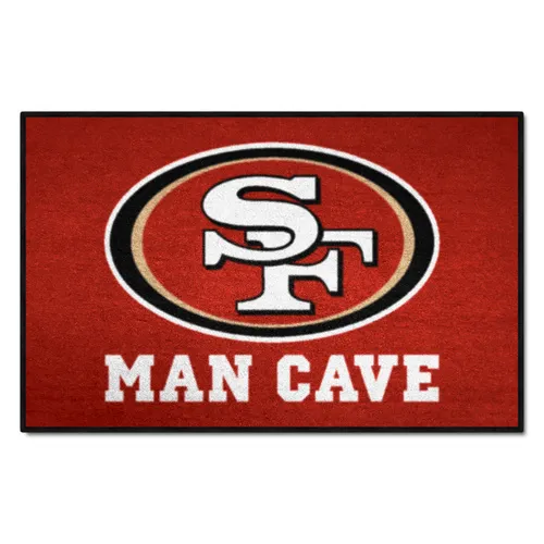 Fan Mats San Francisco 49Ers Man Cave Starter Accent Rug - 19In. X 30In.